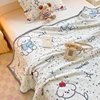 YanYangTian 2024 New Capybara Thin blanket sofa cover bedding Cute puppy print Autumn Winter warm comforter Home and decoration 5