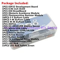 ESP32 Basic Starter kit   Project Learning Kit with Tutorials Basic Starter Kit for ESP32 ESP-32S WIFI Development Boar have box - Image 5