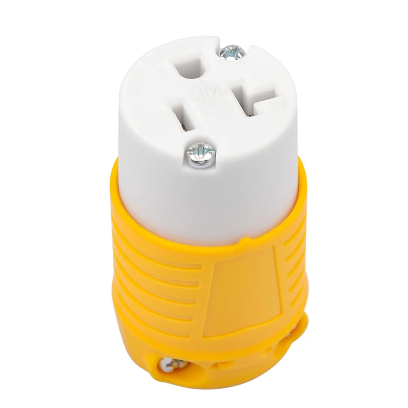 American standard Canadian NEMA 5-20R female 20A125V assembled power industrial socket