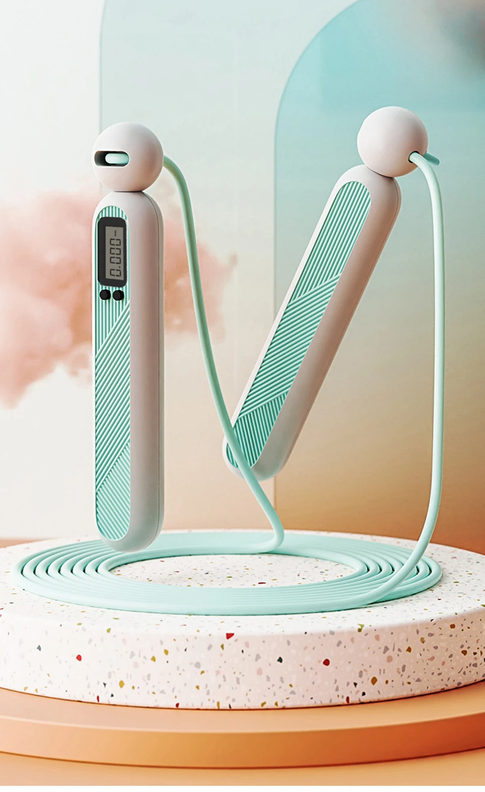 Description Picture 2 of itemJump Rope with Counter, Adjustable Skipping Rope with , Smart Skipping Rope for Fitness Exercise and Weight Lose