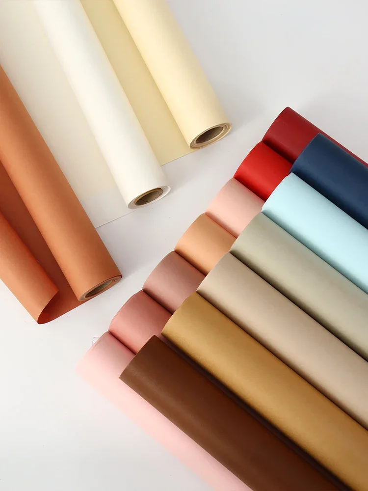 

Водонепроницаемая крафт-бумага Fenghua, 58 см х 8 ярдов, красочная декоративная обмотка для букет цветов, материал для упаковки цветов в магазине