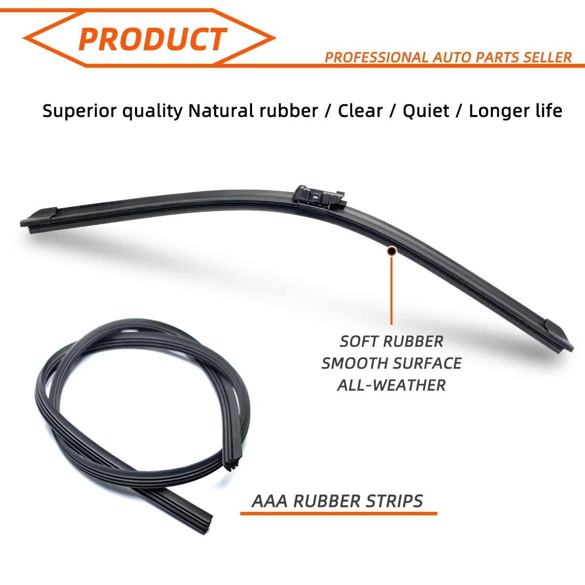 3PCS Car Wiper for LAND ROVER Evoque L538 2011-2017 Front Rear Windshield Four Seasons durable Accessories 2011 2012 2016 2017 2