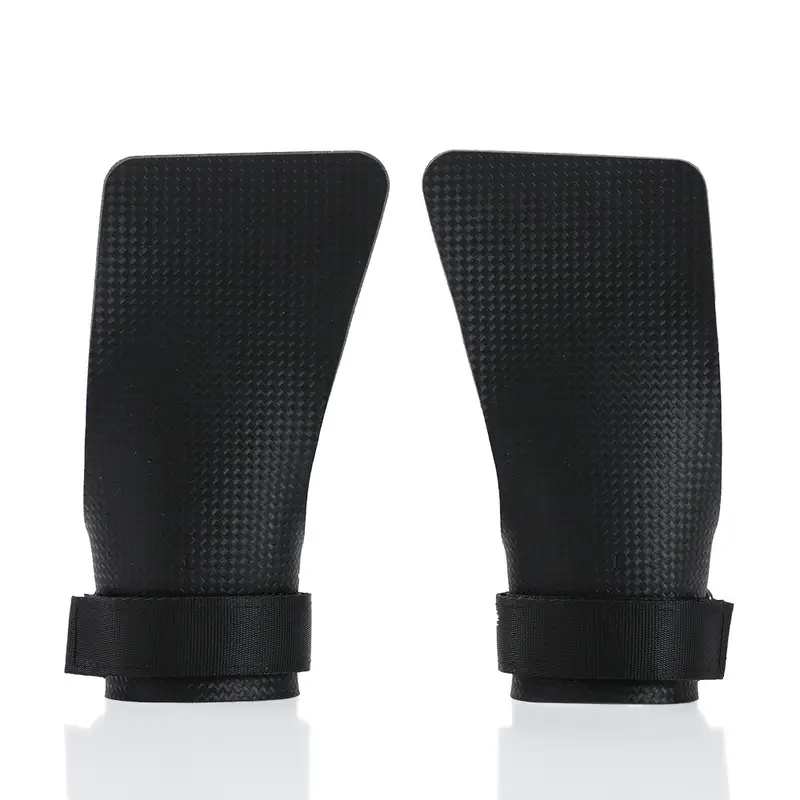 A Pair of Carbon No Finger Hole Hand Grips for Crossfit Pull Ups Cross Training Kettlebell Gymnastics Workout Palm Protector - Image 27