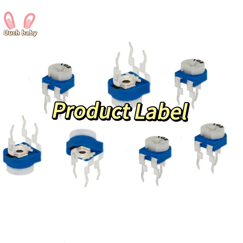 10PCS DIP Trimmer resistance Adjustable Variable Resistor 500 1K 2K 5K 50K 100K 200K 500K ohm Trimpot Potentiometer 1set wth118 1k 2 2k 4 7k 10k 22k 47k 100k 470k 1m 2w 1a potentiometer new authentic variable resistor resistance cap and dial