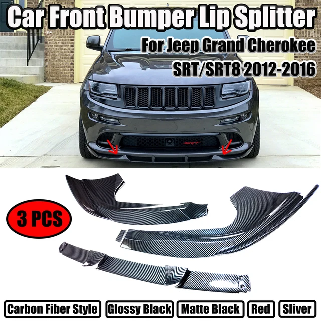 3 Stück Auto Front Stoßstangen lippe für Jeep Grand Cherokee srt