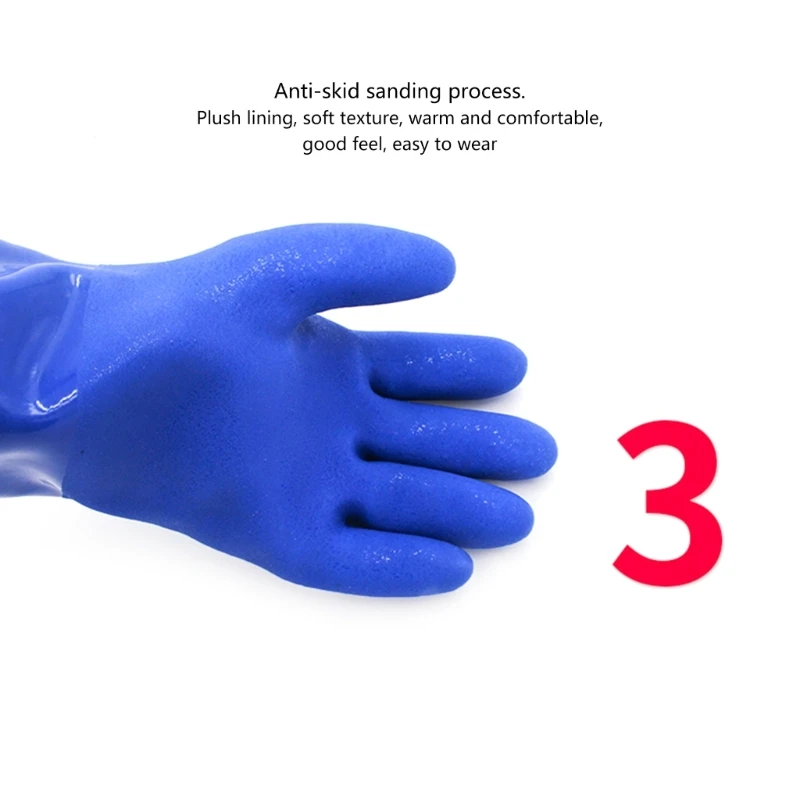 -20 Degrees Fishing Work Gloves Cold-proof Thermal Cold Anti-freeze Unisex 4