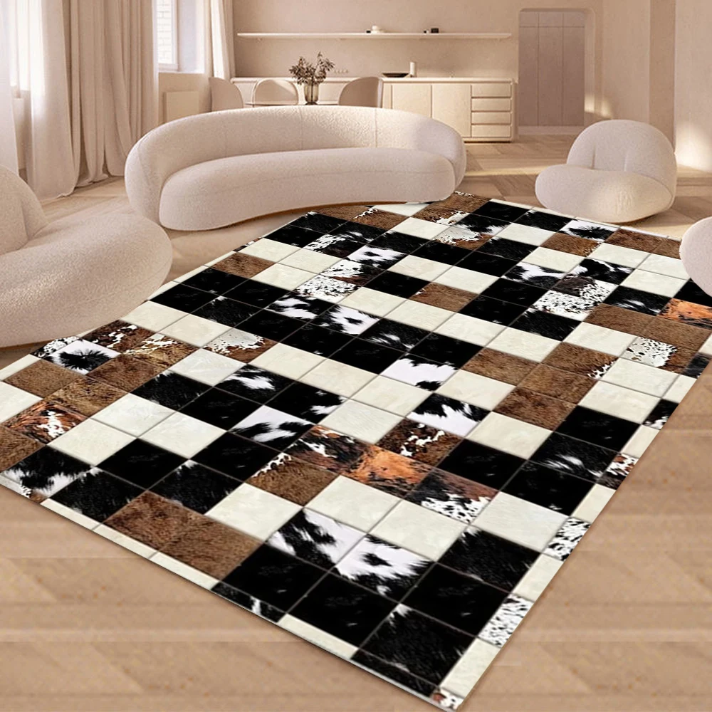 שטיח יוקרתי לסלון שטיחים גדולים לספה שולחן קפה מזרנים לבית שטיח לחדר שינה שטיח ליד המיטה עיצוב לבית