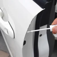 Car Paint Scratches Repair Pen Brush Waterproof Paint Marker Pen Car Tyre Tread Care Automotive Maintain Black White Red Silver 4
