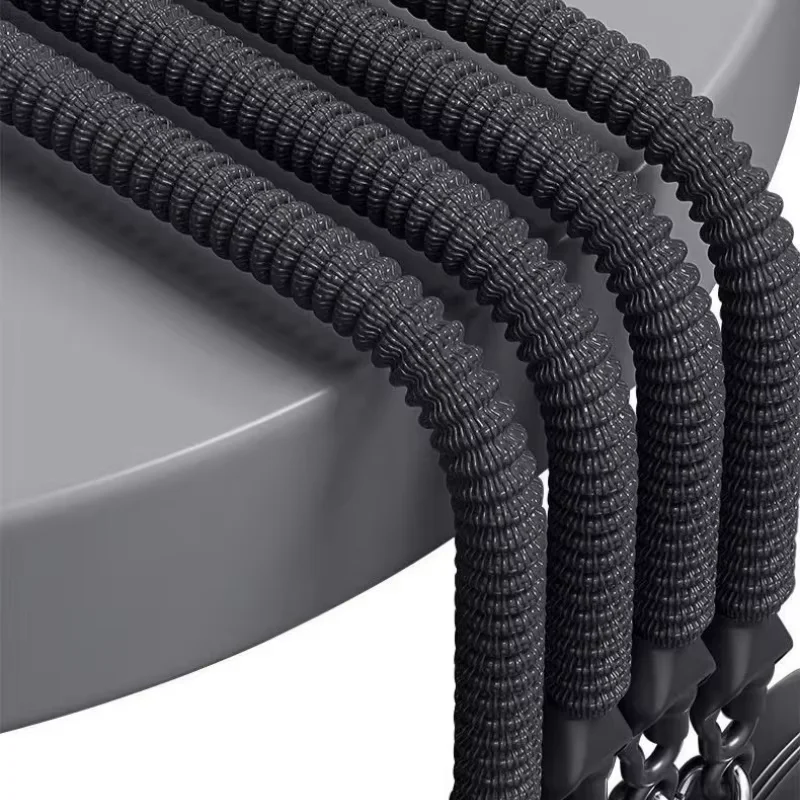 페달 텐션 로프 복부 강화 탄성 로프 홈 다기능 피트니스 저항 밴드 운동 피트니스 장비