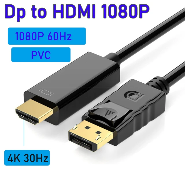 Displayport Cable Hdmi Adapter Video Converter | Displayport Hdmi 144hz - Audio & Video Cables - Aliexpress