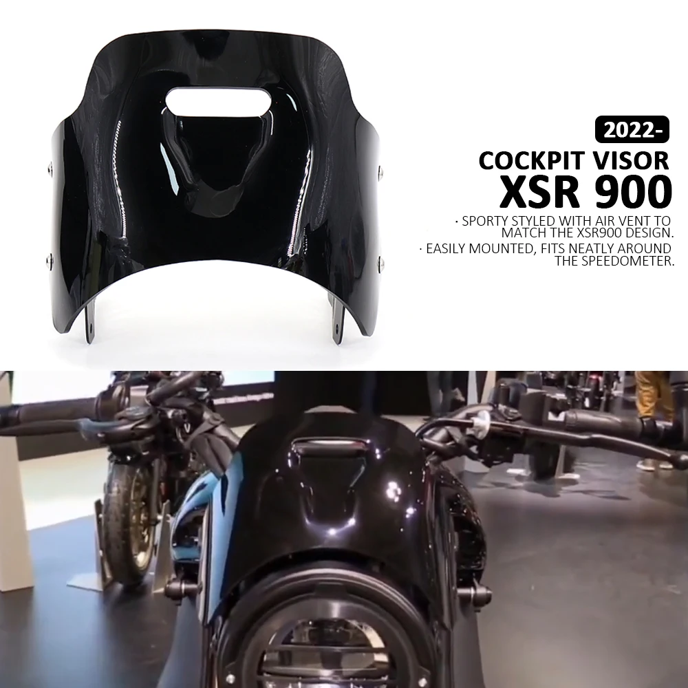 

Fit For YAMAHA XSR 900 XSR900 xsr 900 2022 2023 Windshield Windscreen Motorcycle Wind Deflector Visor Screen Shield Accessories
