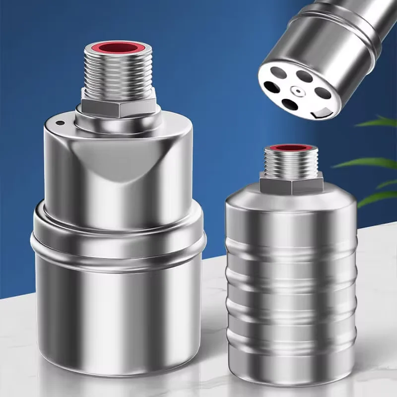 Automatic Water Level Control Valve Stainless Steel Floating Ball Valve Water Tank Water Tower Shutoff Valve Kitchen Accessories