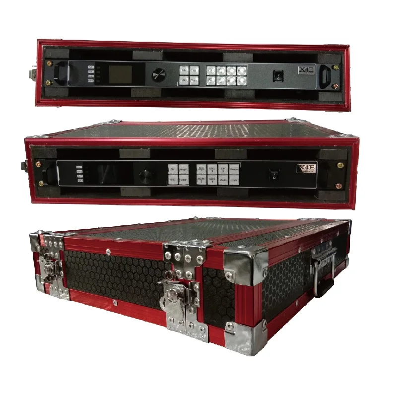 2U 항공 케이스, LED 디스플레이 비디오 프로세서 디지털 파워 앰프 케이스, 플라이트 케이스
