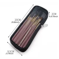 Makeup Brush Travel Case Cosmetic Toiletry Bag Organizer for Men Women Beauty Tools Mesh Kit Pouch Wash Storage Accessories 6