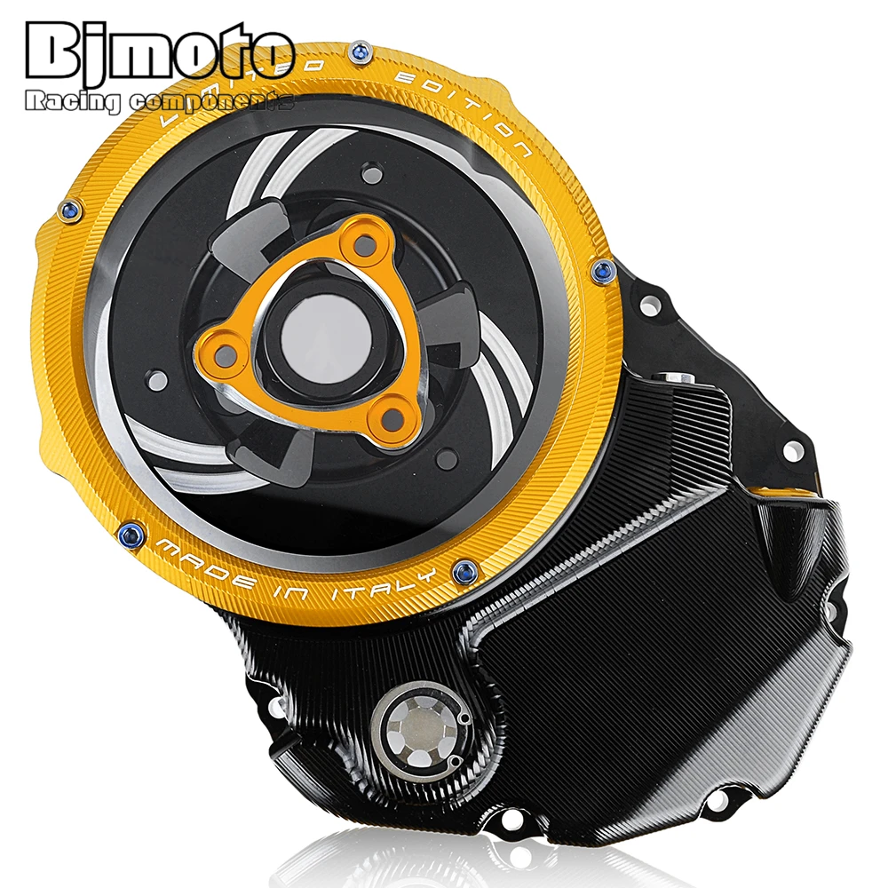 Per Ducati X Diavel X-Diavel Xdiavel 1200 1260 Racing Clear Clutch Cover E Spring Retainer 2016-2020 Accessori Moto
