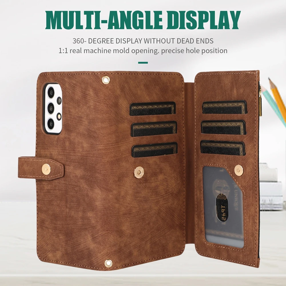 Crossbody Wallet Phone Case with Lanyard