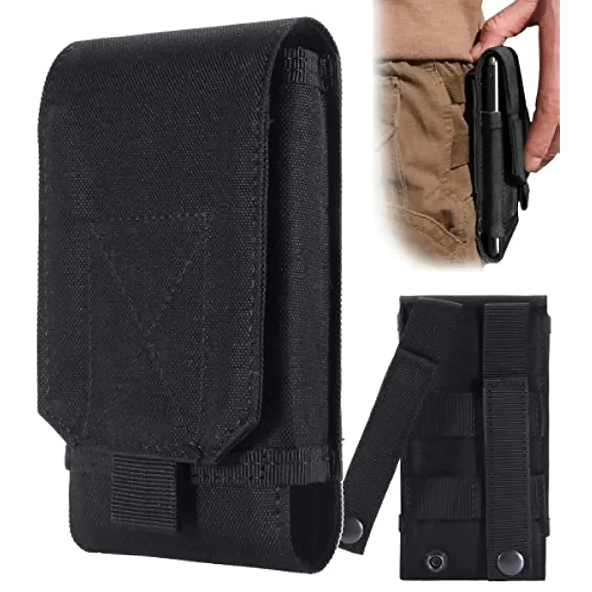 Outdoor Camouflage Bag Tactical Army Phone Holder Sport Waist Belt Case Waterproof Nylon EDC Sport Hunting Camo Backpack