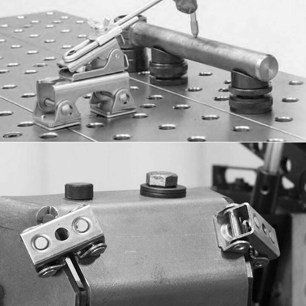 4pcs magnetic welding holders Magnetic V-type Welding Clamps Jig Holder Welding Fixture Adjustable Magnet V-Pads Welder Hand Tools Metal Working Tool