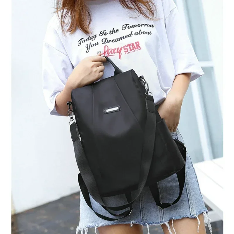 

School For Bags Multi-function Teenage Shoulder Girl Bag Travel Women Fashion Backpack Anti-theft Rucksack Waterproof Casual
