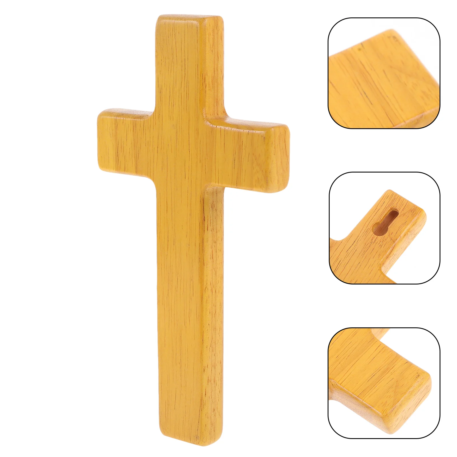 

Cross Wooden Crafts Ornament Decoration Small Desktop Ornaments Holding Catholic Cross