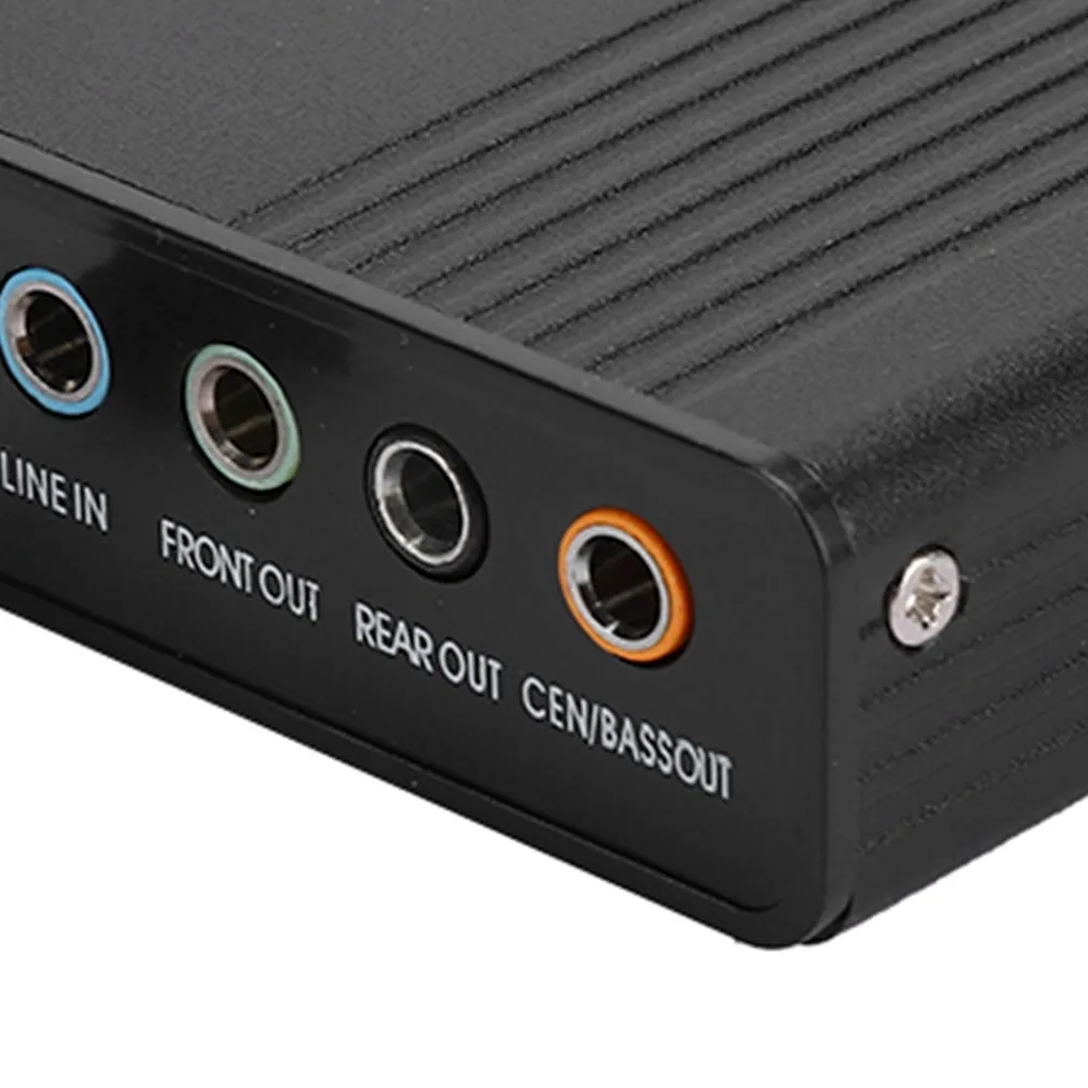 디지털 오디오 5.1 채널 USB 사운드 카드 플러그 앤 플레이 외부 사운드 카드 광 오디오 사운드 카드 가라오케 녹음