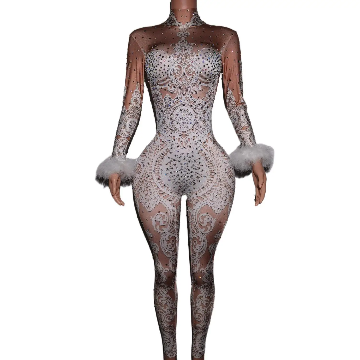 sexy-stretch-white-lace-print-rhinestones-nightclub-one-piece-playsuit-women-pole-dance-outfit-stage-costumes-party-jumpsuit