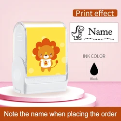 Personalized Toddler Learning Stamp Set - Reusable Waterproof Seal Kit with Name Engraving (Style - B2)
