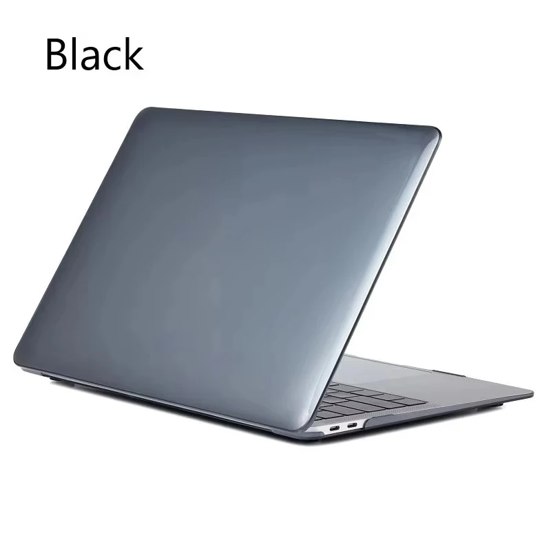 Cover rigida per PC rigida in cristallo trasparente impermeabile gommata liscia per MacBook Pro Air 12 13 13.3 14 15 15.4 15.6 pollici M4 M3 M2 M1