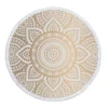 New Indian Mandala Round Beach Towel Microfiber Water Absorbent Bath Towels Bohemian Printed Tapestry with Tassel 4
