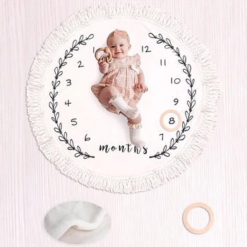 Baby Monthly Milestone Blanket 1