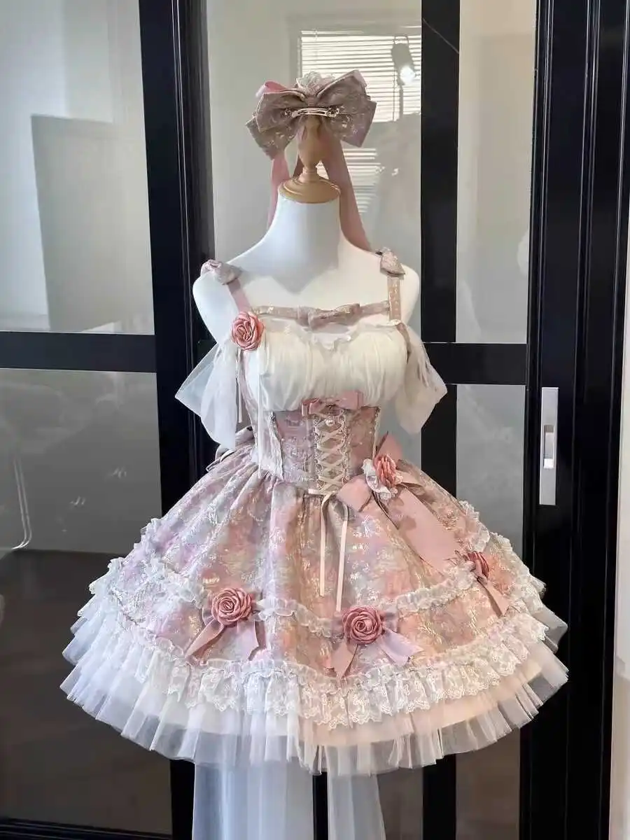 kawaii pink dresses Kawaii Pink Sweet Mini Dresses - Kawaii Fashion Shop