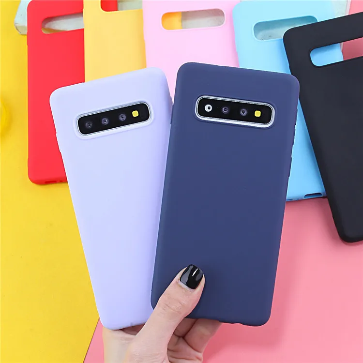Pure Color Silicone Soft TPU Phone Case - Sleek and Durable Back Cover Coque