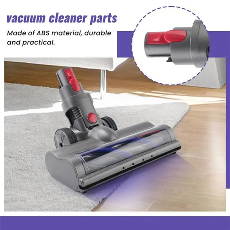 A52Q-For DYSON V8 V9 V10 V11 V12 Vacuum Electric Floor Brush Attachment 15W Copper Core Motor