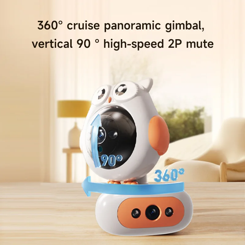3MP Light HD Wi-Fi Camera Intelligent Dual Lens 360° Home Voice Call Security Cameras Wireless Outdoor/Indoor Color Night Vision 3