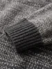 ADDONEE Autumn Winter Men Cashmere Sweater Smart Casual O-neck Pullover Thick Soft Warm Clothing 100% Merino Wool Knitwear Tops 5