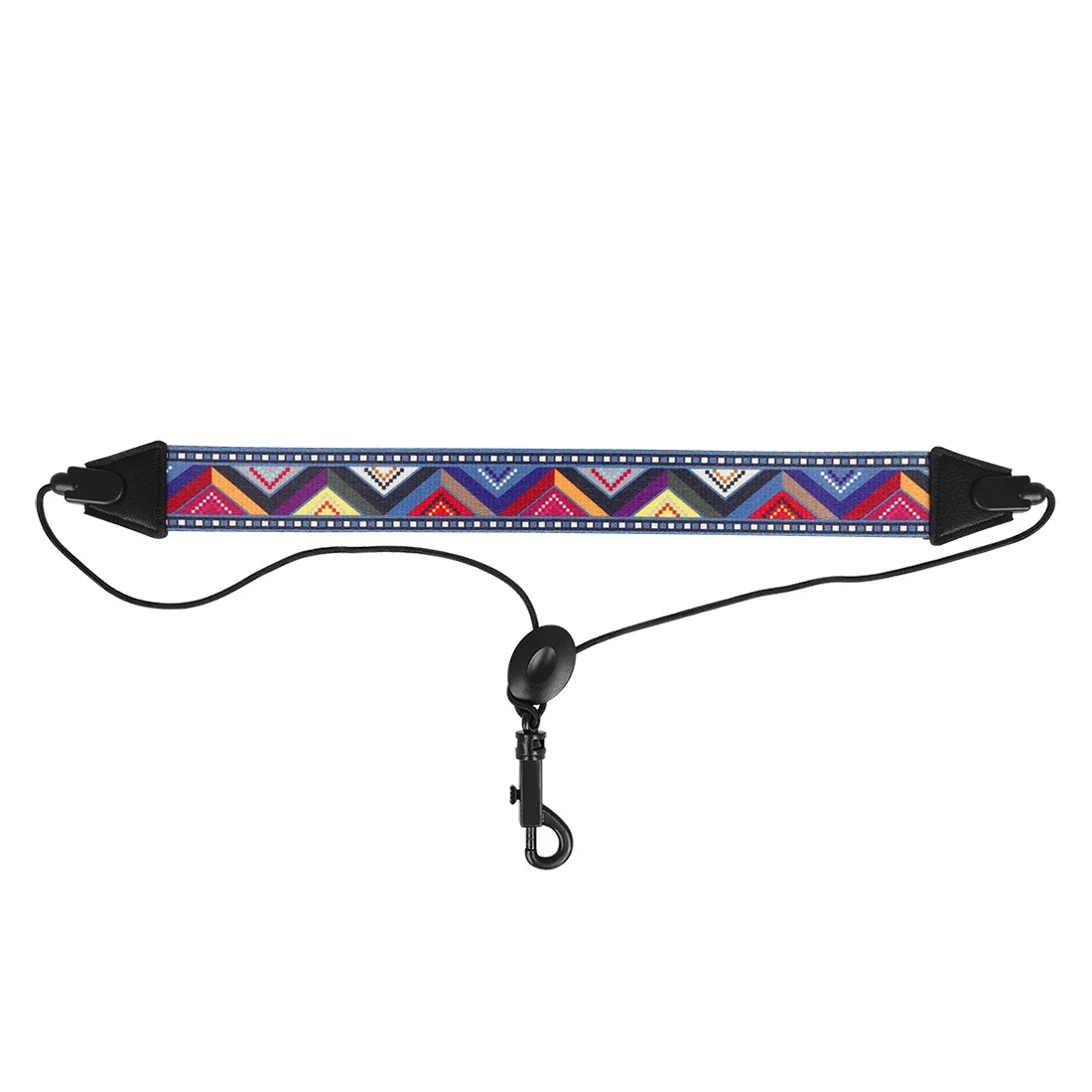 Premium Adjustable Leather Saxophone Neck Strap - Universal Fit for Soprano, Alto, and Tenor Saxophones