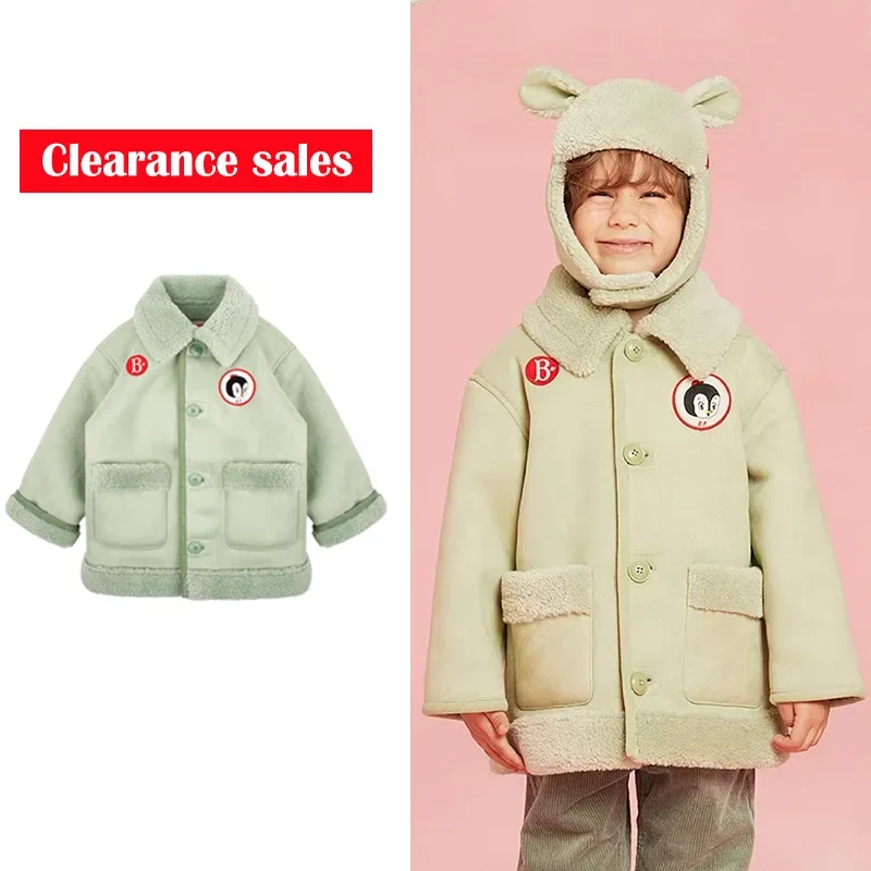 Clearance Baby Down Jacket Winter Clothes Kawaii Girls' Lamb Wool Coat Children's Coat Jacket Outerwear Baby Romper