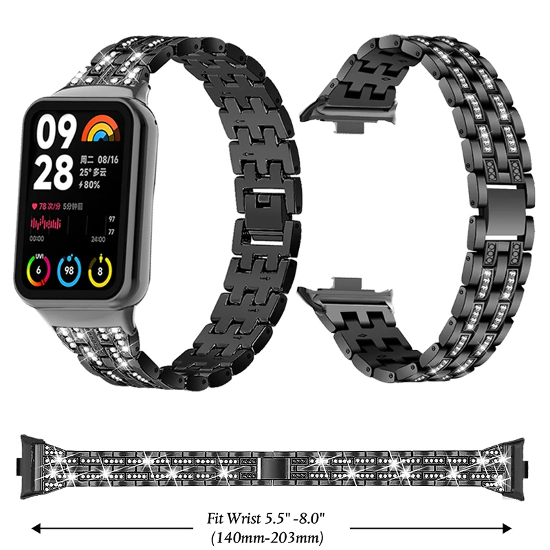 Diamond Metal Bracelet Strap – Premium Wristband Replacement