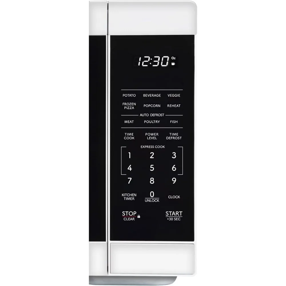 Oven with Removable 12.4" Carousel Turntable,1000 Watt Countertop Microwave,1.1 CuFt,White,Auto Cook for popular menu items 6