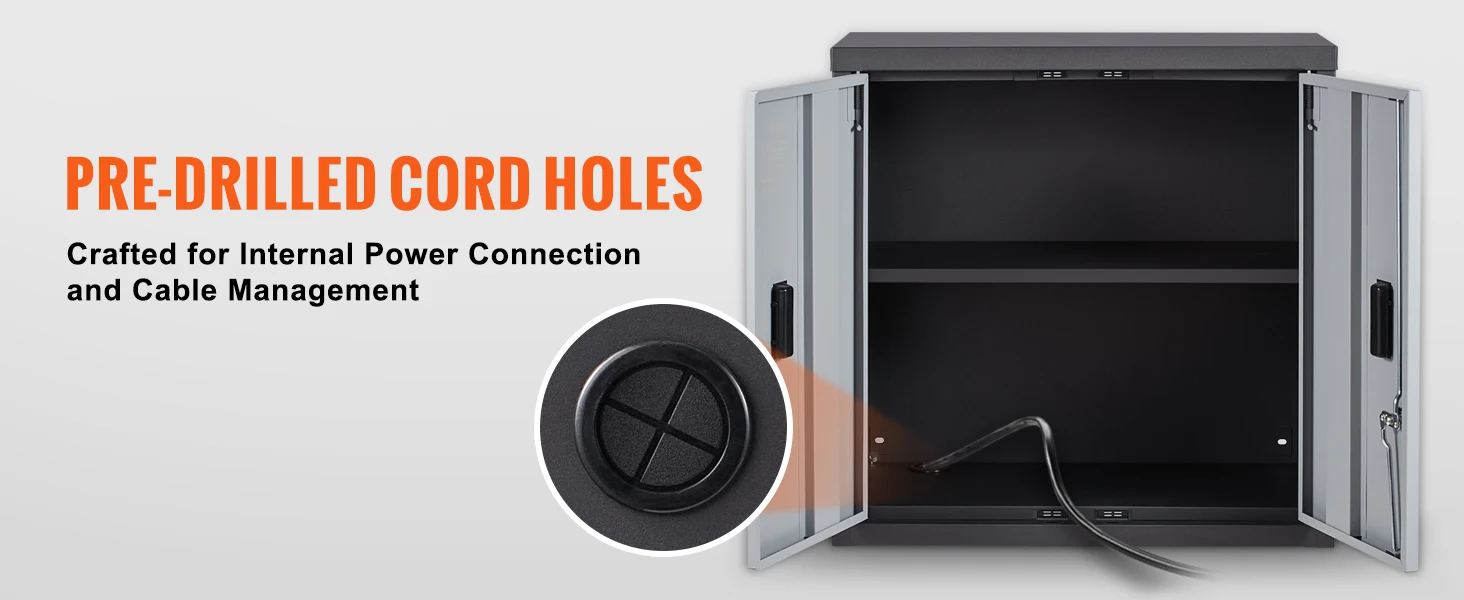SucceBuy Foldable Wall Cabinet Metal Garage Locker Mounted Tool Chest Adjustable Shelf Magnetic Door for Warehouse Office Home