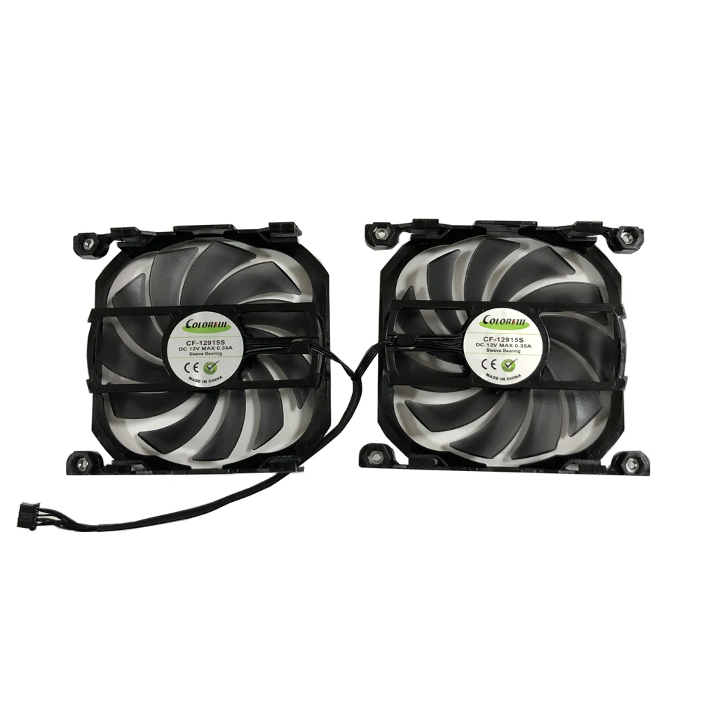 Conjunto Cf12915srefrigerador Gpuventilador de Placas Gráficaspara Inno3d Geforce Gtx 1070 ti x2 V2para Inno3d Geforce Gtx 1080 ti X2para Inno3d Gtx 1080 x2 Pcs - Imagem 5