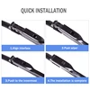 Wiper Blades For VW Amarok 2013-2017 Front  Windshield Clean Window Windscreen Auto Parts Car Rain Brushes 24''+24'' 6
