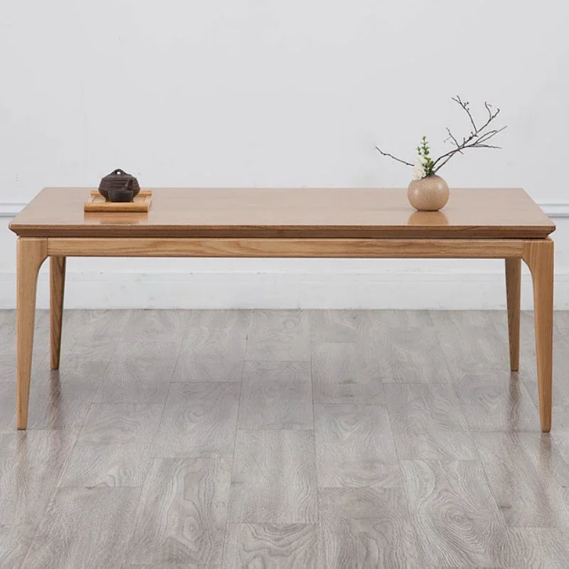 4pcs/set Kotatsu Set 1 Table 2 Futon 1Heater Nordic Design Oak Wood Japanese Furniture Living Room Casual Heated Tatami Table