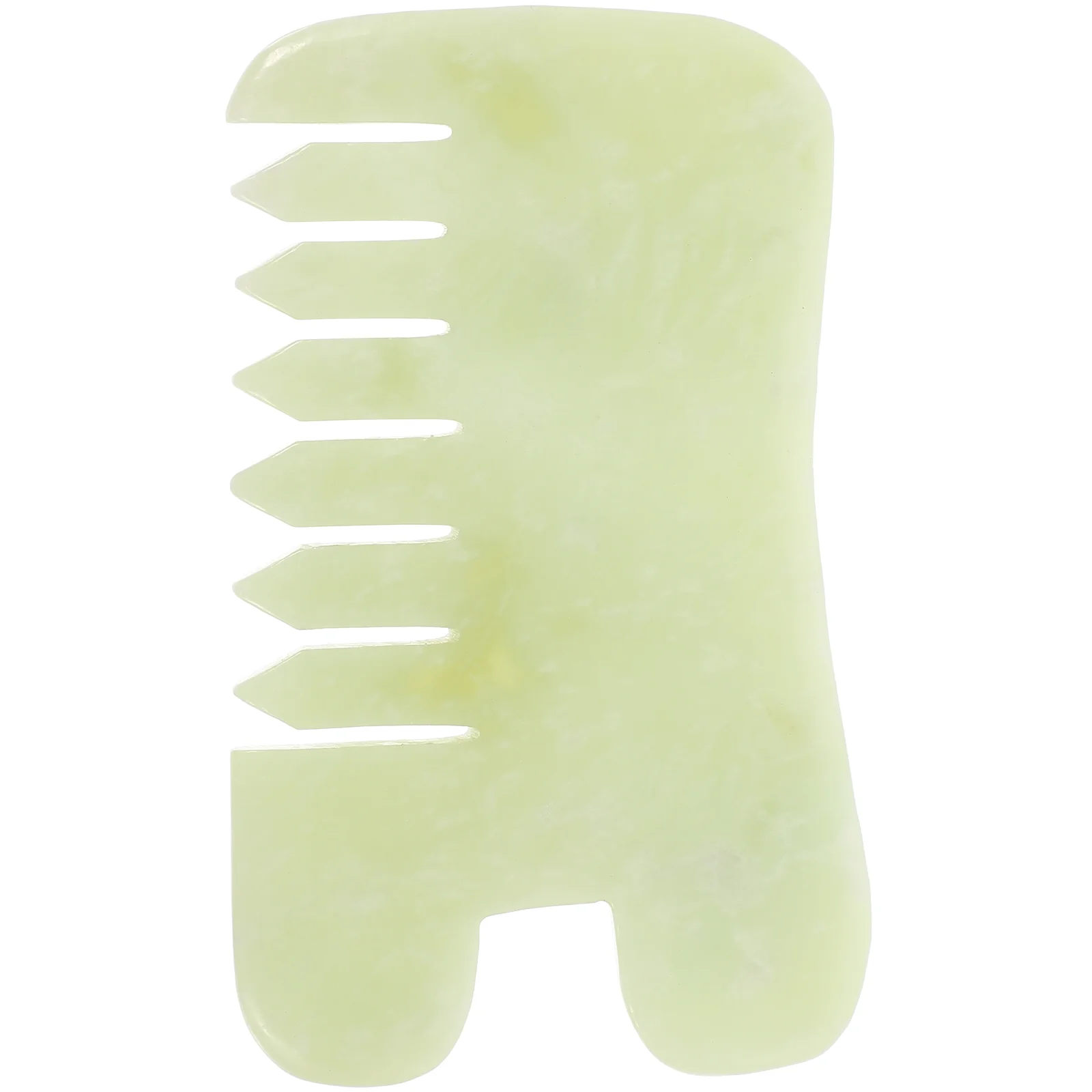 

Comb Massaging Board Natural Jade Massage Scrapping Plates Head Massage Tools Body Beauty Care Supply for Salon