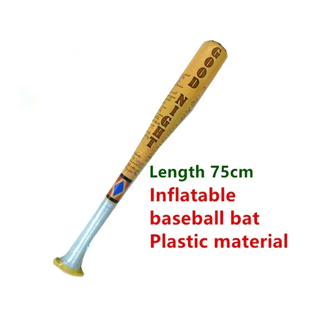 thumbnail image 1 of Peluca de béisbol de madera maciza para chica de belleza, Harleen Quinzel, bate de béisbol de madera, guante, accesorio de cosplay de Suicide Squad, accesorio de cómic para vacaciones, 1 of 5