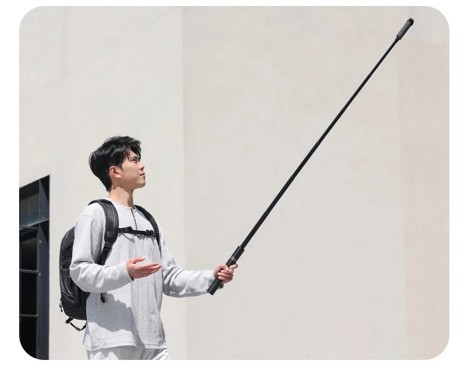 1.5m Portable Selfie Stick Tripod for Insta360/GoPro 28-150cm 800g Load for Live