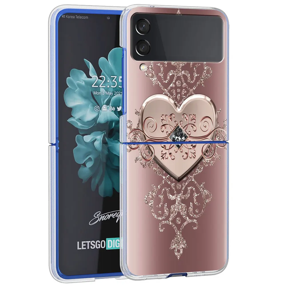 Transparent Luxury Love Bow Hard Phone Case Cover - Clear PC Design