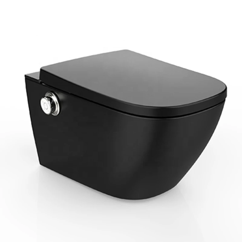 Fashion Design Toilet Seat Black Bidet Japanese Toilets S Trap