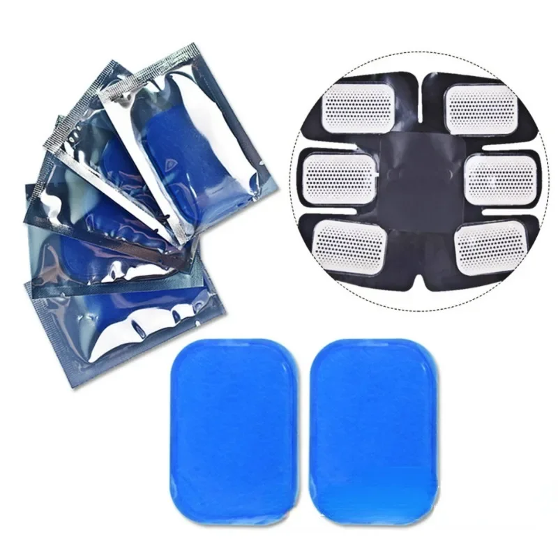 Electrode Pads Muscle Stimulator Massage Gel Pads Muscle Massager Muscle Massager Stick Massage Tool 10/20PCS Gel Pad EMS Abdominal Gel Patch Fitness Hydrogel Abdominal Muscle Stimulator Weight Loss Massage Machine Patch Massage