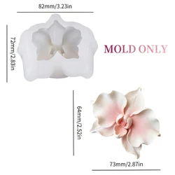 Elegant Orchid Petal Textured Silicone Mold (WHITE)